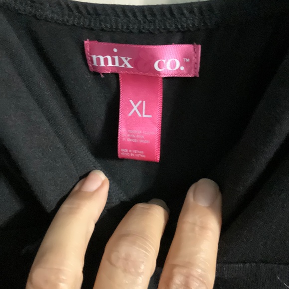 Black maxi dress with spaghetti straps size XL. W35 - Picture 4 of 6